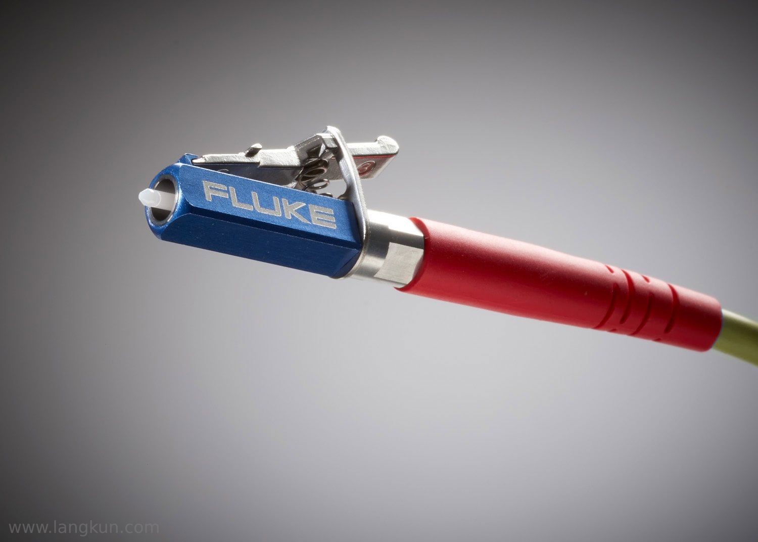 Fluke Networks 金属LC连接器，带圆角用于引导进入