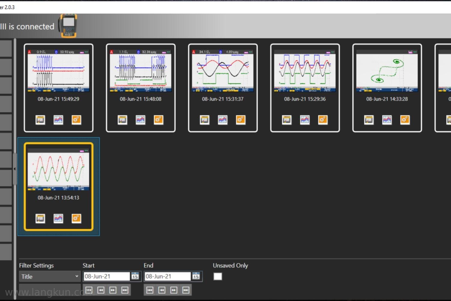 FlukeView-2 ScopeMeter 软件